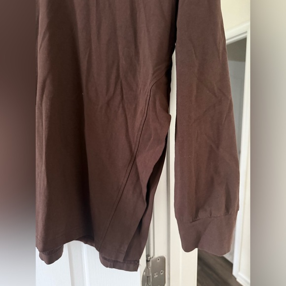 Brown Stretchy Soft Long Sleeve Top + Flare Pant (2-piece set!) - Size Small - Picture 7 of 11